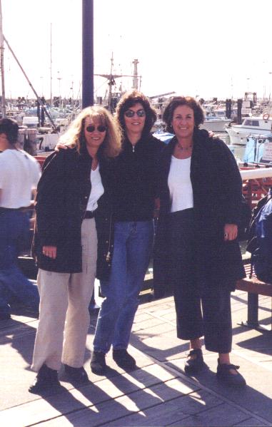 The girl's at Steveston Marina